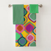 Kleuren uit de jaren '70 bad handdoek (Insitu)