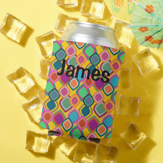 Kleuren uit de jaren '70 blikjeskoeler (Insitu Zomer)