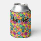 Kleuren uit de jaren '70 blikjeskoeler (Blikje Voorkant)