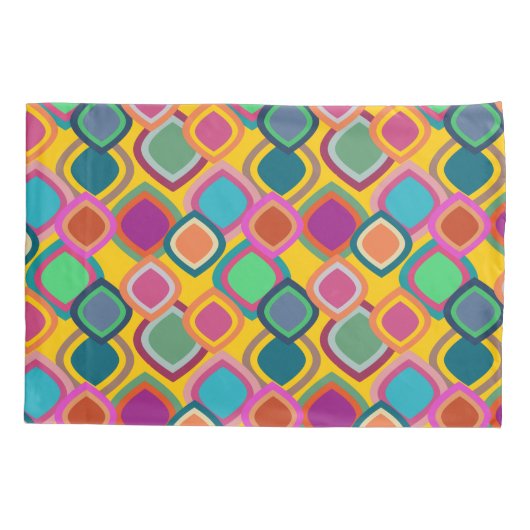 Kleuren uit de jaren '70 kussensloop (Achterkant)