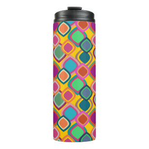 Kleuren uit de jaren '70 thermosbeker