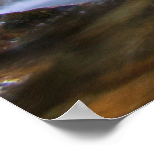 Kleuren vallen in het Ruby-gebergte Poster (Hoek)