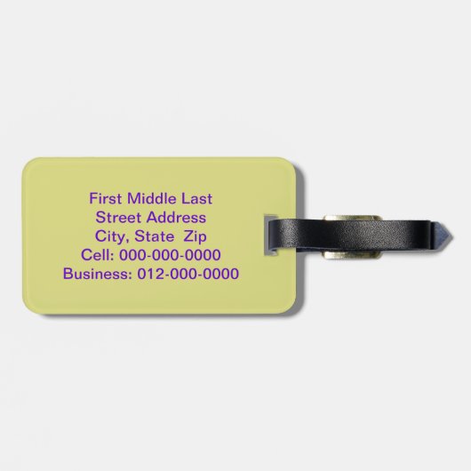 Kleuren van Abstract Geometrische motormozaïek in  Bagagelabel (Achterkant horizontaal)