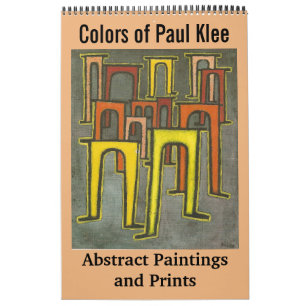 Kleuren van Abstracte schilderijen en Prints van P Kalender
