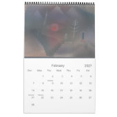 Kleuren van Abstracte schilderijen en Prints van P Kalender (Feb 2027)