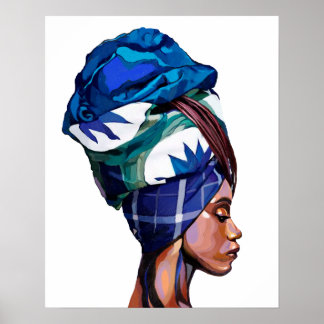 Kleuren van Afrika. #afbeelding Poster