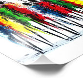 Kleuren van Afrika Foto Afdruk (Hoek)