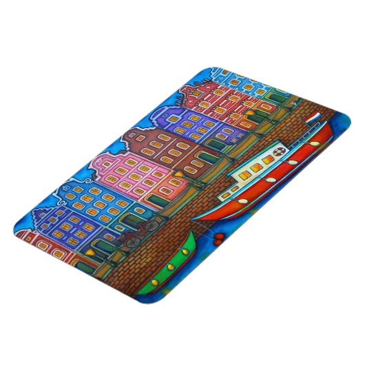 Kleuren van Amsterdam Flexible Magney Magneet (Linkerzijde)