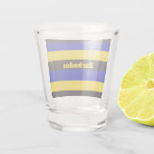 Kleuren van Barbados Flag Shot glas (Achterkant)