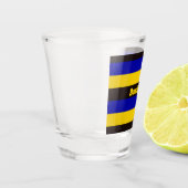Kleuren van Barbados Flag Shot glas (Links)
