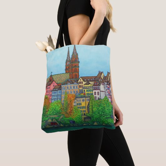 Kleuren van Bazel Bag door Lisa Lorenz Tote Bag (Dichtbij)