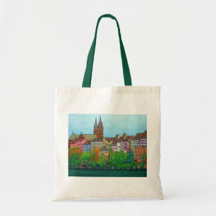 Kleuren van Bazel Canvas tas door Lisa Lorenz
