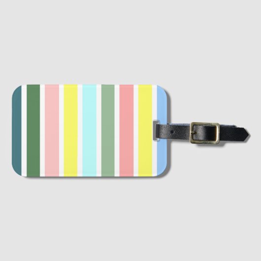 Kleuren van Bermuda Bagagelabel (Voorkant (horizontaal))