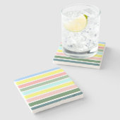 Kleuren van Bermuda Stenen Onderzetter (Zijkant)