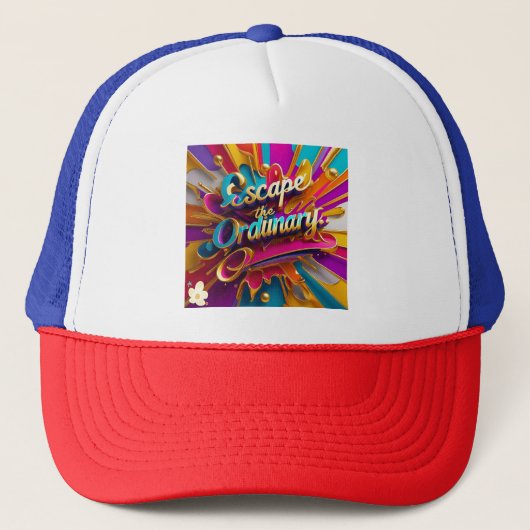 "Kleuren van bevrijding" Trucker Pet (Voorkant)
