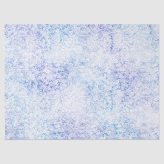 Kleuren van blauw vorstweefsel papier (Voorkant)