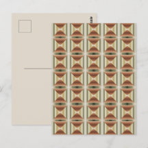 Kleuren van bruin, groen en gestreepte patroonkuns