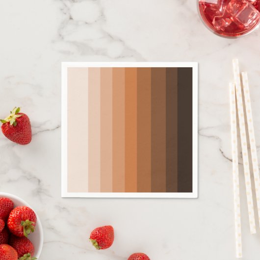 Kleuren van bruin papier servetten (Insitu)