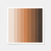 Kleuren van bruin papier servetten (Voorkant)