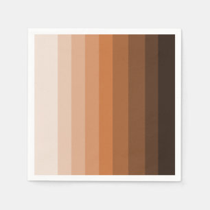 Kleuren van bruin papier servetten