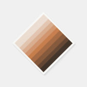 Kleuren van bruin papier servetten (Hoek)