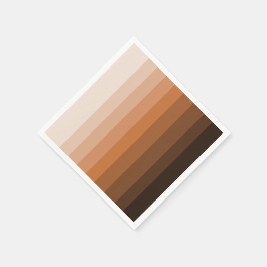 Kleuren van bruin papier servetten (Hoek)