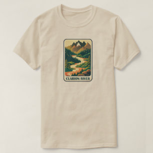 Kleuren van Clarion River Pennsylvania T-shirt