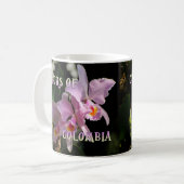 Kleuren van Colombia Cattleya Orchid Coffee Mok (Voorkant links)
