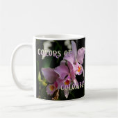 Kleuren van Colombia Cattleya Orchid Coffee Mok (Links)