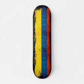 Kleuren van Colombia Persoonlijk Skateboard (Voorkant)
