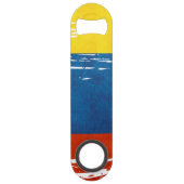 Kleuren van Colombia Speed Flessenopener (Achterkant)