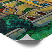 Kleuren van Crillon-le-Brave, Poster afdrukken 28x (Hoek)