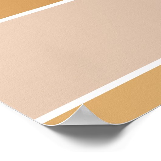 Kleuren van de Abstracte Beach Sand Ocean Modern Poster (Hoek)