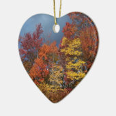 Kleuren van de blauwe Ridge-bergen Keramisch Ornament (Links)