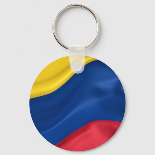 Kleuren van de Colombiaanse vlag Sleutelhanger (Voorkant)