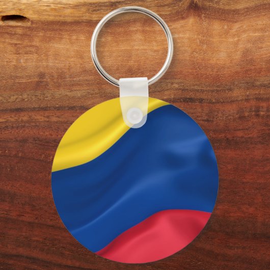 Kleuren van de Colombiaanse vlag Sleutelhanger (Voorkant)
