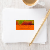 Kleuren van de Esdoornblad Herfst Natuurfotografie Etiket (Insitu)