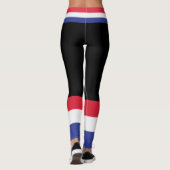 Kleuren van de Franse vlag. Leggings (Achterkant)