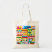 Kleuren van de hoofdstraat tote bag (Voorkant)