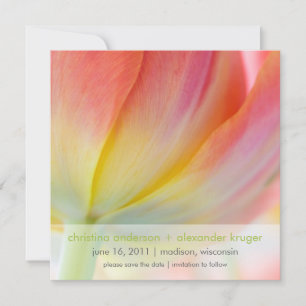 Kleuren van de Lente • Bewaar de Datum Aankondigin Save The Date