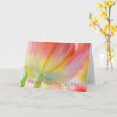 kleuren van de lente ・ Moederdag Kaart (Gele Bloem)