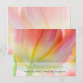 Kleuren van de lente · Save the Date Briefkaart (Voorkant / Achterkant)