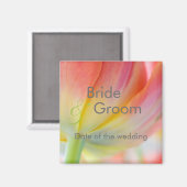 Kleuren van de Lente Save the Date Magnet (Voorkant / Achterkant)