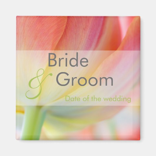 Kleuren van de lente · Save the Date Magnet (Voorkant)