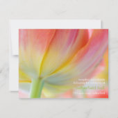 Kleuren van de Lente • Uitnodiging Bruiloftsrecept (Voorkant)