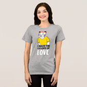 Kleuren van de Liefde Tri-Blend Shirt (Voorkant volledig)