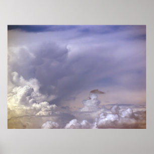 Kleuren van de luchtprint poster