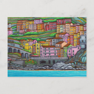 Kleuren van de Manarola Post Card Briefkaart