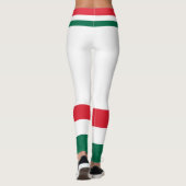 Kleuren van de Mexicaanse vlag Leggings (Achterkant)