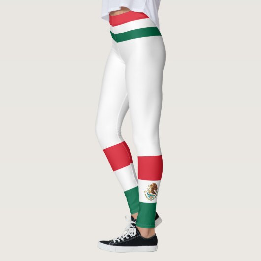 Kleuren van de Mexicaanse vlag Leggings (Links)